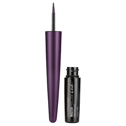 Pack of 4-Maybelline Master Precise Ink Metallic Liquid Liner,Cosmic Purple0.06